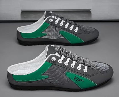 ZovinX Men's Half Casual Shoes Green