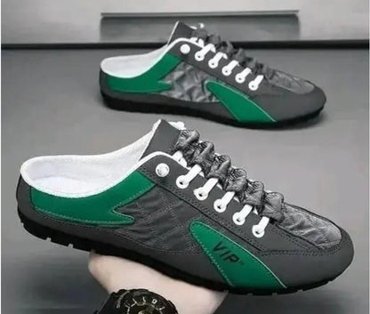 ZovinX Men's Half Casual Shoes Green