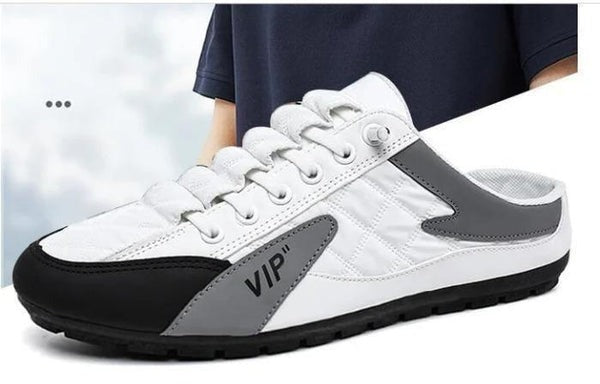 ZovinX Men's Half Casual Shoes White