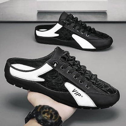 ZovinX Men's Half Casual Shoes Black