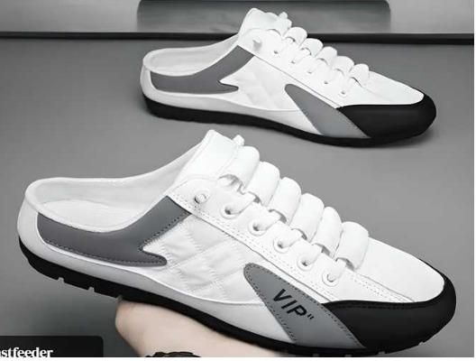 ZovinX Men's Half Casual Shoes White