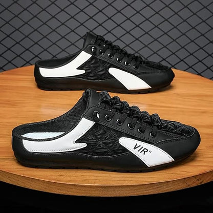 ZovinX Men's Half Casual Shoes Black