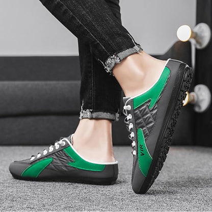 ZovinX Men's Half Casual Shoes Green