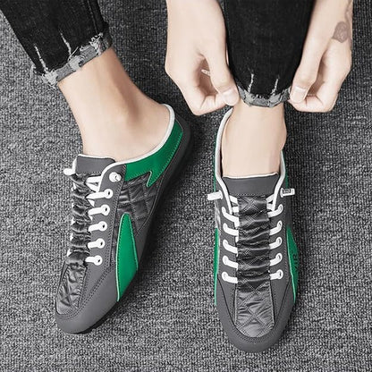 ZovinX Men's Half Casual Shoes Green