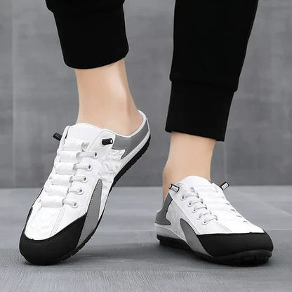 ZovinX Men's Half Casual Shoes White