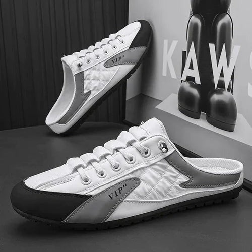 ZovinX Men's Half Casual Shoes White