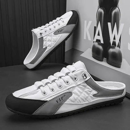 ZovinX Men's Half Casual Shoes White