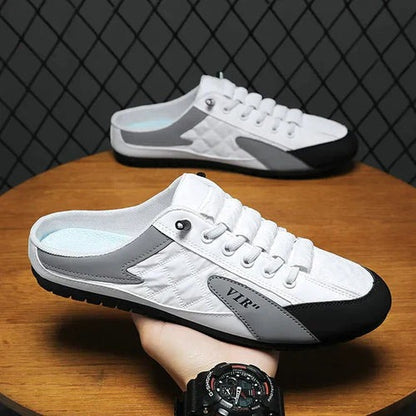 ZovinX Men's Half Casual Shoes White