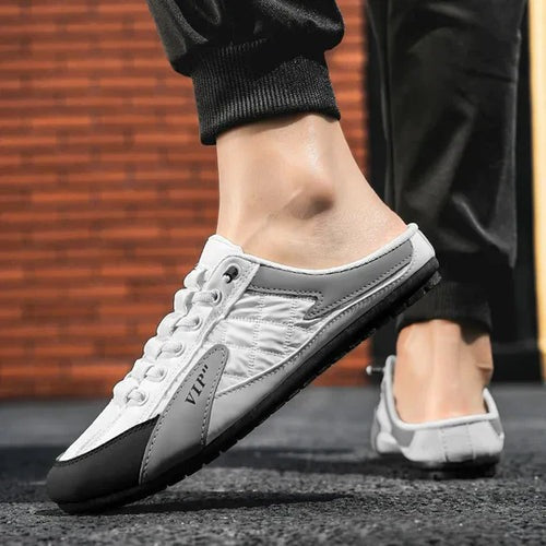 ZovinX Men's Half Casual Shoes White