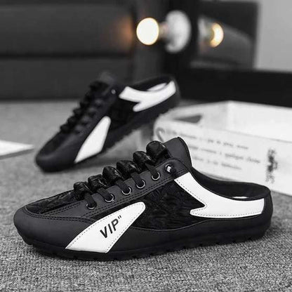 ZovinX Men's Half Casual Shoes Black