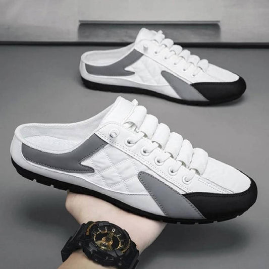 ZovinX Men's Half Casual Shoes White