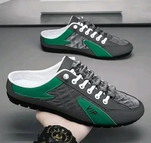 ZovinX Men's Half Casual Shoes Green